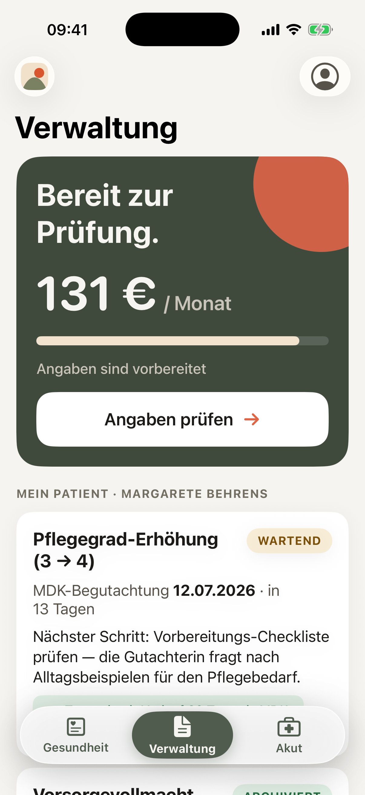 Native Verwaltung